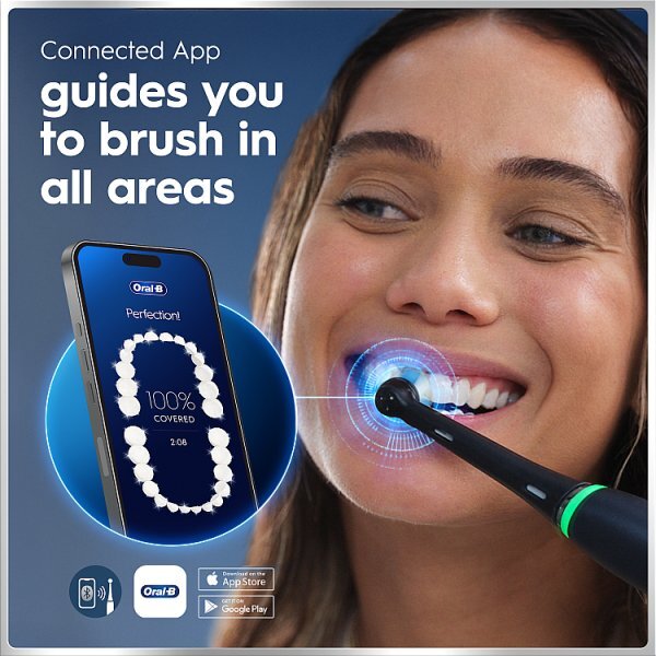 Oral-B iO6 Black Lava Electric Toothbrush + Travel Case