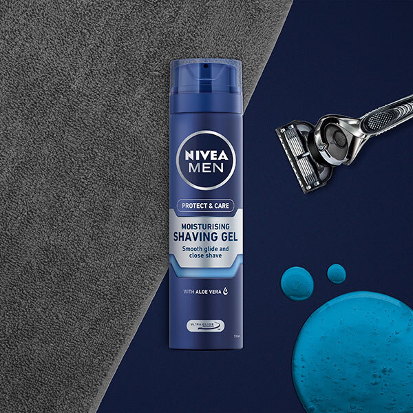 NIVEA MEN Shaving Protect & Care Shave Gel, 200ml