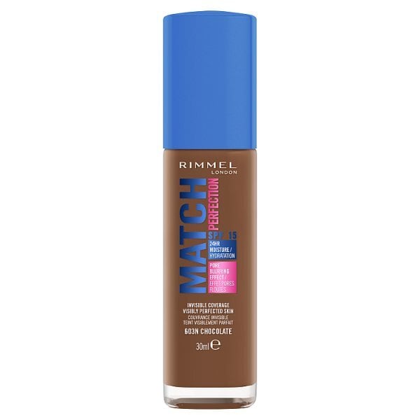 Rimmel Match Perfection Foundation 603N Chocolate SPF20