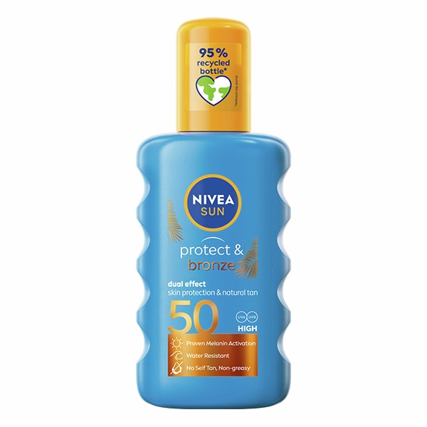 NIVEA SUN Protect & Bronze Tan Activating Sun Spray SPF 30 200ml