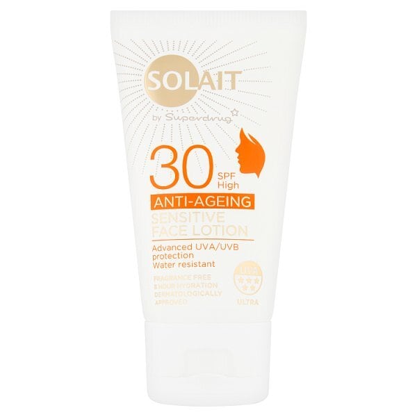 Solait Anti-Ageing Sensitive Face Sun Cream SPF30 50ml