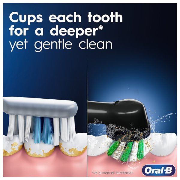 Oral-B Vitality PRO Twin Pack Black/White Electric Toothbrushes