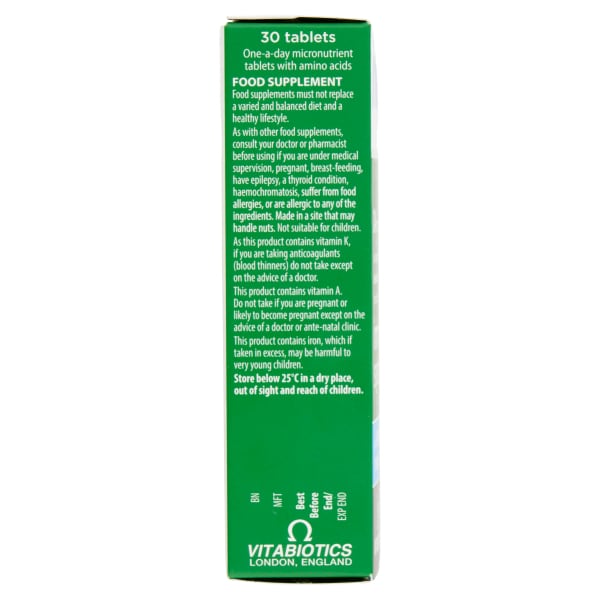 Vitabiotics Immunance Immune System 30 Tablets