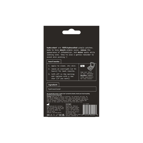 HYDRO STAR BLACK 36 CT