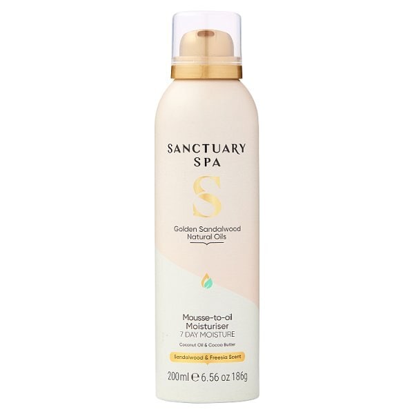 Sanctuary Spa Golden Sandalwood Mousse-to-Oil Moisturiser