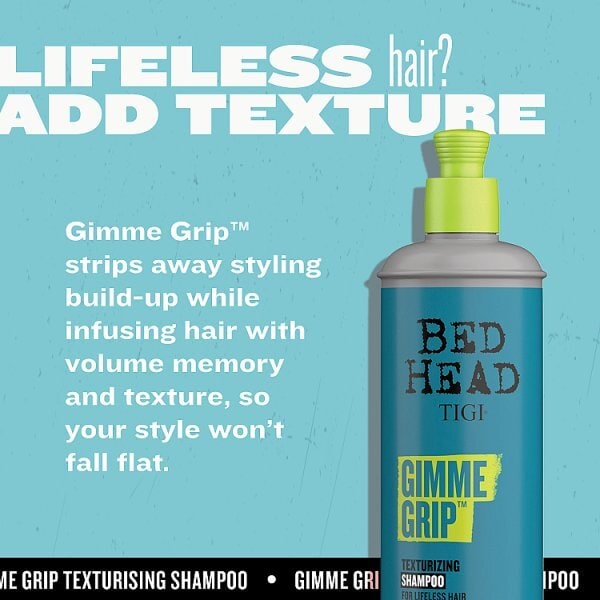 TIGI Gimme Grip Texturising Shampoo 400ml