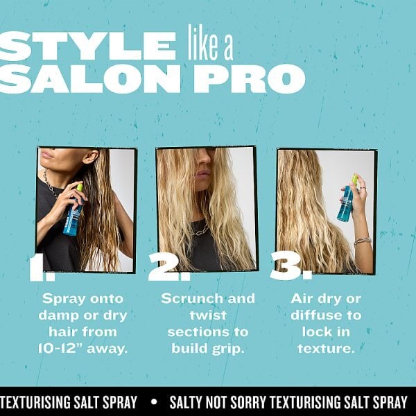 TIGI Salty Not Sorry Texturising Sea Salt Spray 100ml