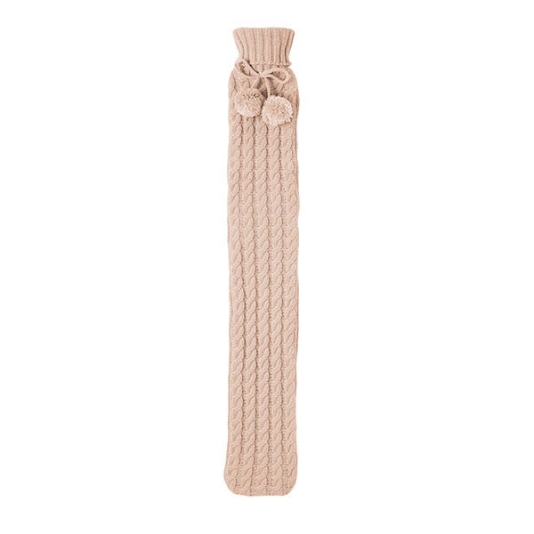 DNR Superdrug Long Hot Water Bottle & Cable Knit Cover