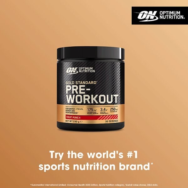 Optimum Nutrition Fruit Punch Gold Standard Pre-Workout 330g