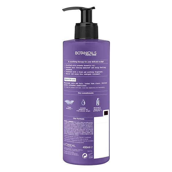 L'Oreal Botanicals Lavender Sensitive Shampoo 400ml
