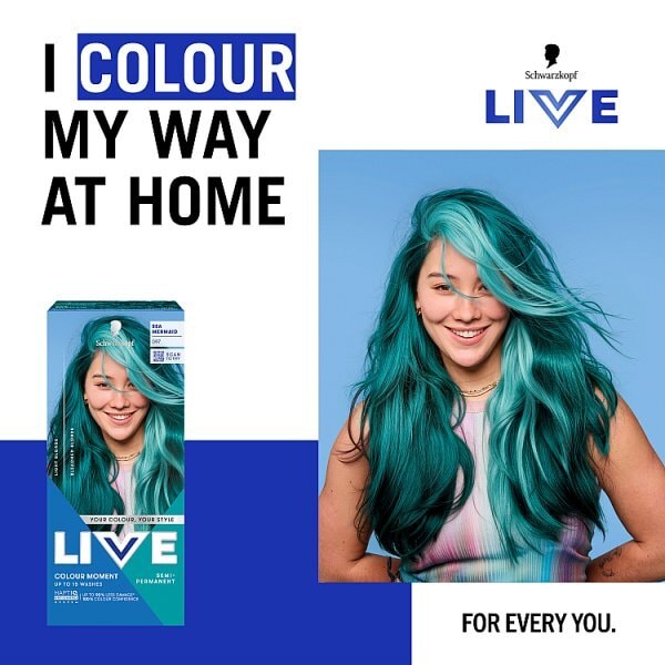 Schwarzkopf LIVE 097 Sea Mermaid Semi-Permanent Hair Dye