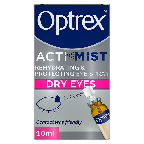 Optrex ActiMist Double Action Spray Dry Irritated Eyes 10ml