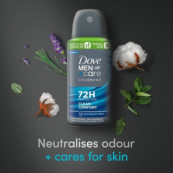 Dove Men+Care Advanced Clean Comfort Anti-Perspirant Aerosol 75 ml