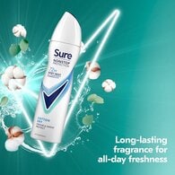 Sure Antiperspirant Deodorant Aerosol Nonstop Cotton 150ml