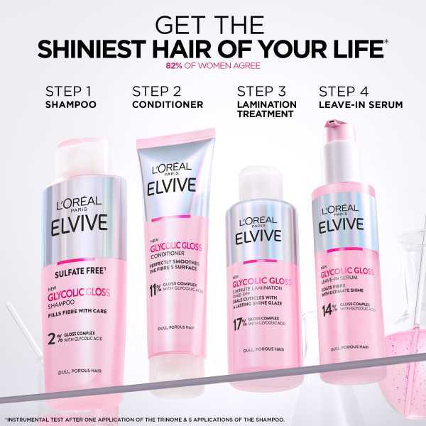 L'Oréal Paris Elvive Glycolic Gloss Shampoo 200ml