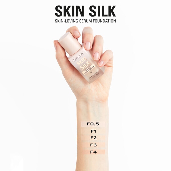 Revolution Skin Silk Serum Foundation F1