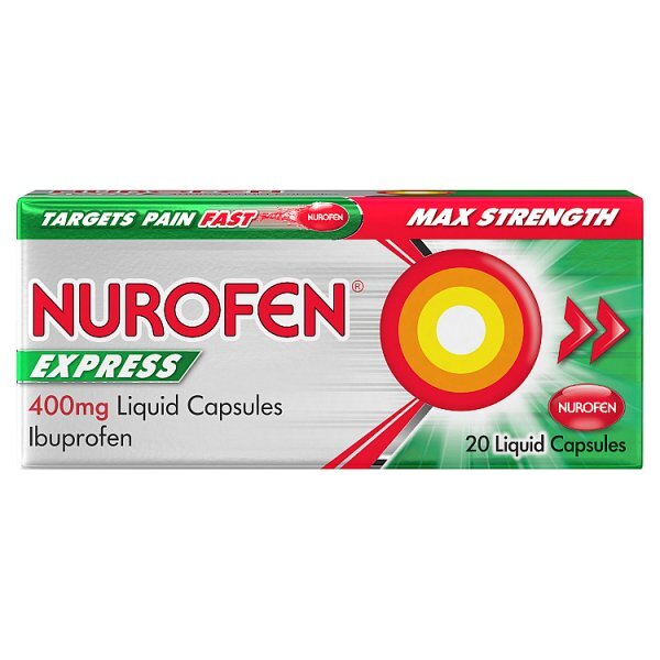 Nurofen Express Liq Cap 400Mg (20)