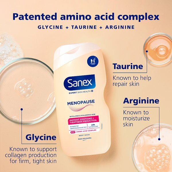 Sanex Expert Skin Health+ Menopause Body Wash 450Ml