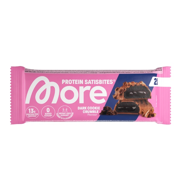 More Protein Satisbites - Dark Cookie Crumble 2X25g
