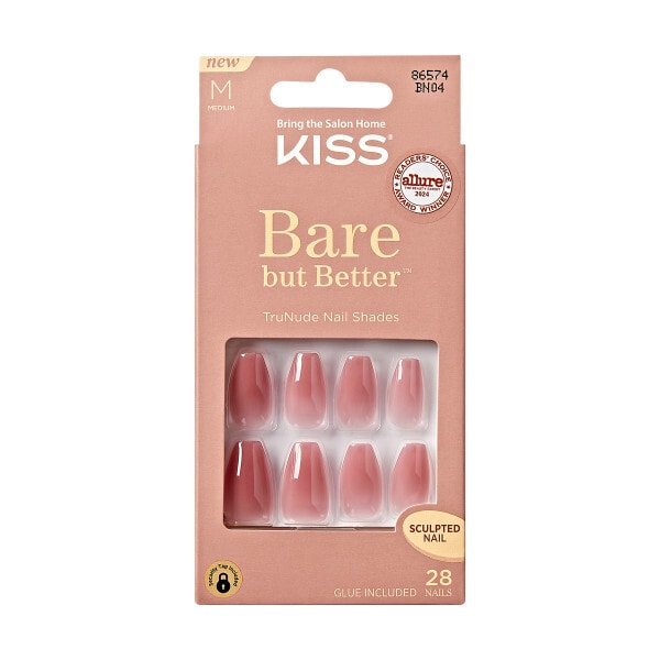 Kiss Bare But Better Nails - Nude Nude