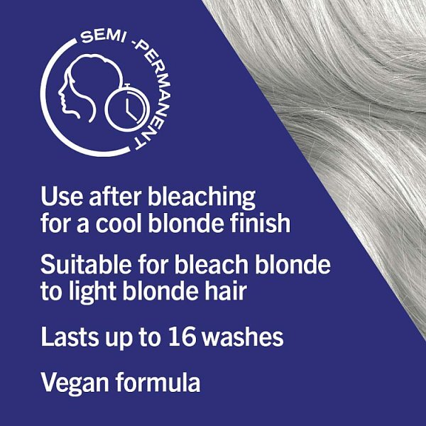 Live Ice White Hair Toner Post Bleach Semi-Permanent T1