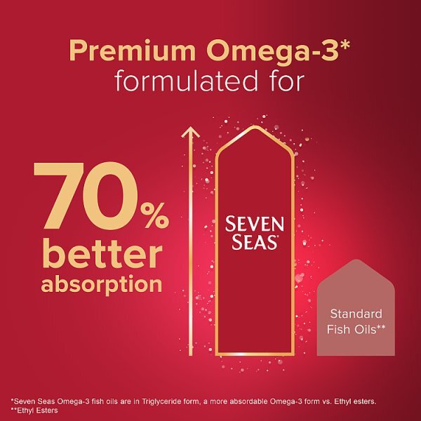Seven Seas Cod Liver Oil Max Strength Omega-3