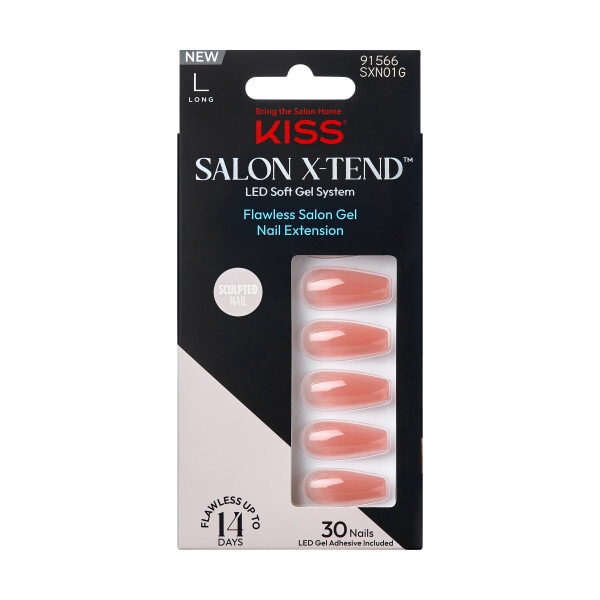Kiss Salon X-Tend Nails - Flowers