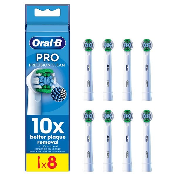 Oral-B Pro Precision Clean Toothbrush Heads, 8 Counts