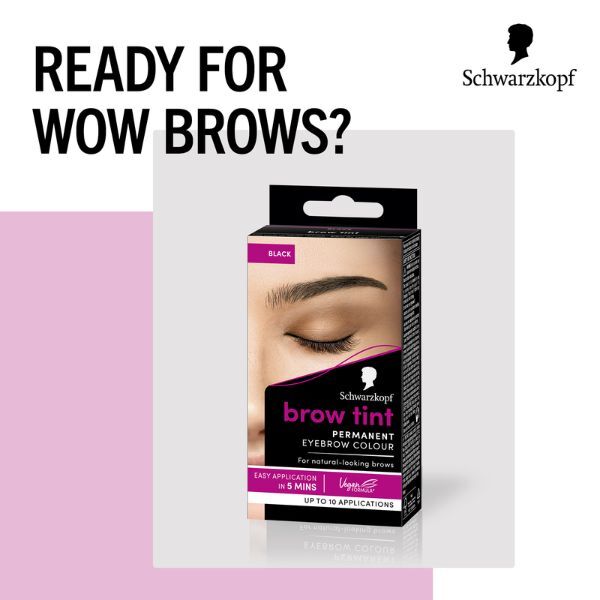 Schwarzkopf Brow Tint Black Permanent Eyebrow Tint