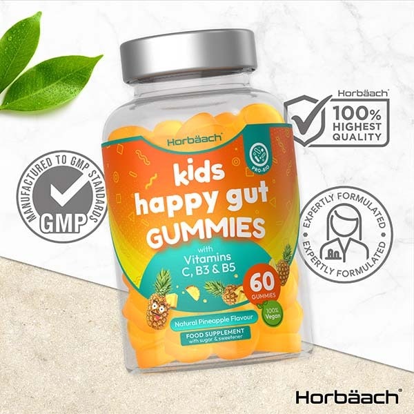 Horbaach Kids Happy Gut - 60 Gummies