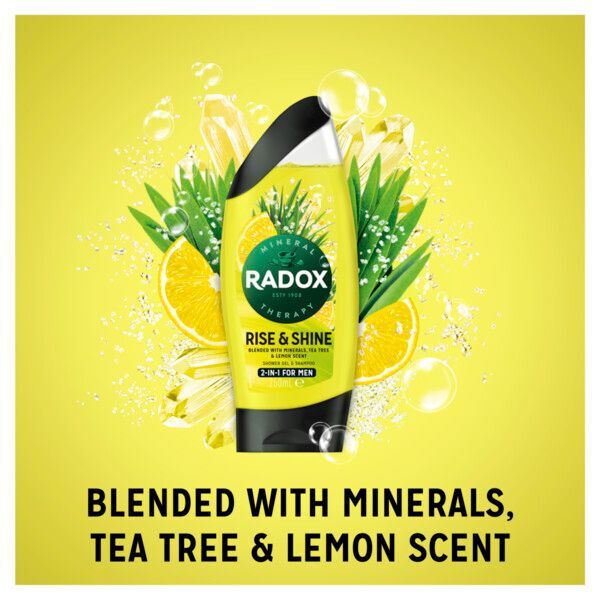 Radox Men Rise & Shine 2in1 Shower Gel 250ml