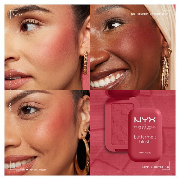 NYX Professional Makeup Buttermelt Blush Back And Butta
