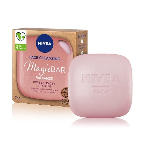 Nivea Magicbar Rose & Vitamin E Face Cleansing Bar 75G