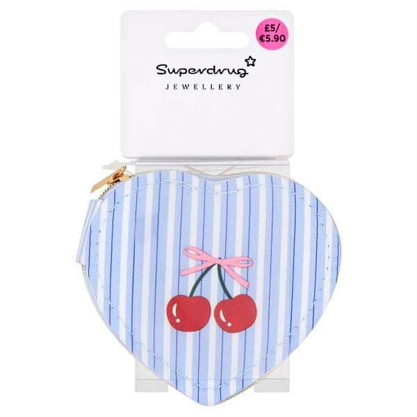 Superdrug Heart Keychain Mini Jewellery Box