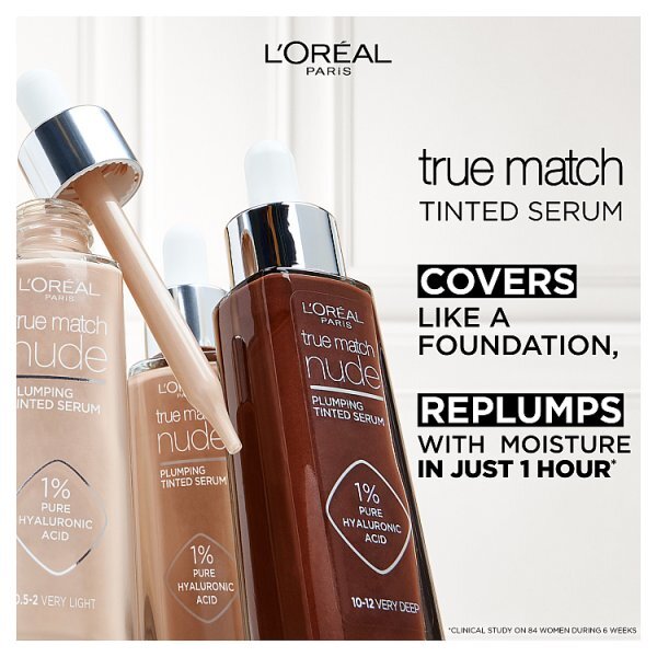 L'Oréal Paris True Match Nude Tinted Serum 8-10 Deep