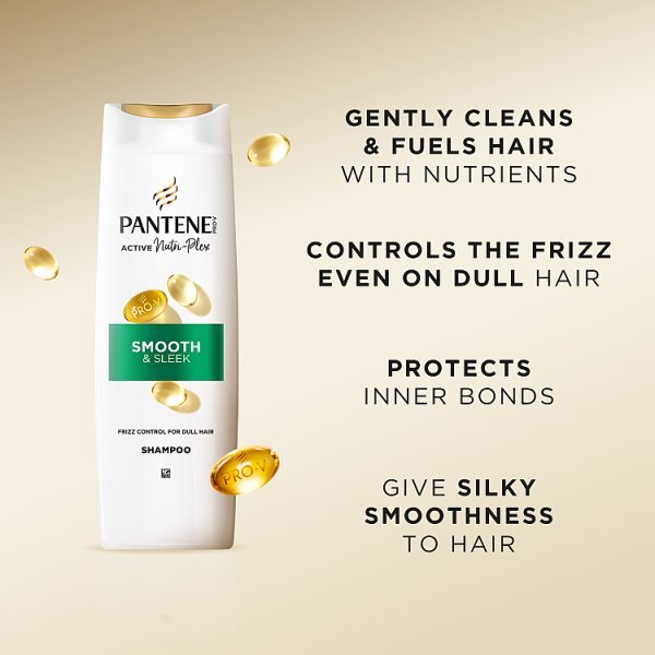 Pantene Pro-V Smooth & Silky Shampoo, Dull&Frizzy Hair 500Ml