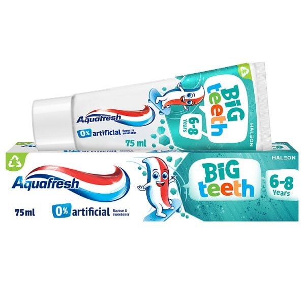 Aquafresh Kids Toothpaste Big Teeth 6-8 Years 75ml