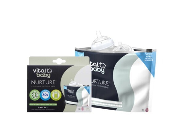 DNR Vital Baby Nurture Microwave Sterilising Bags 5Pk