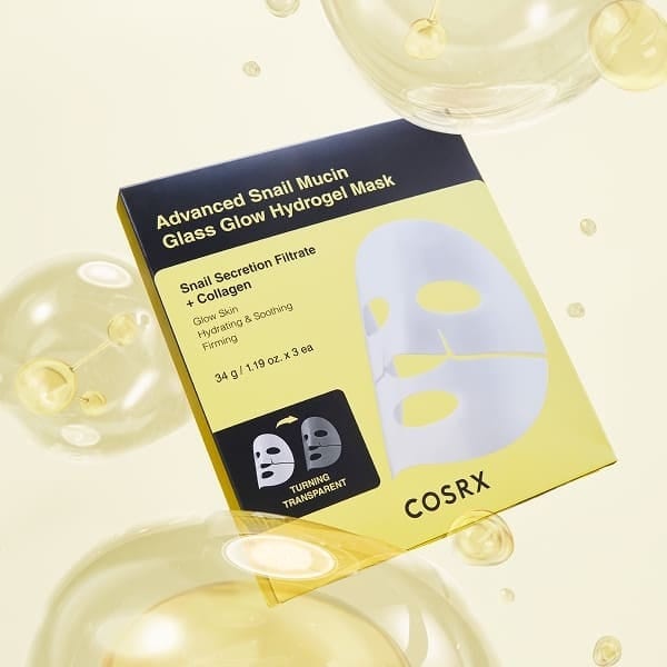 Advanced Snail Mucin Glass Glow Hydrogel Mask