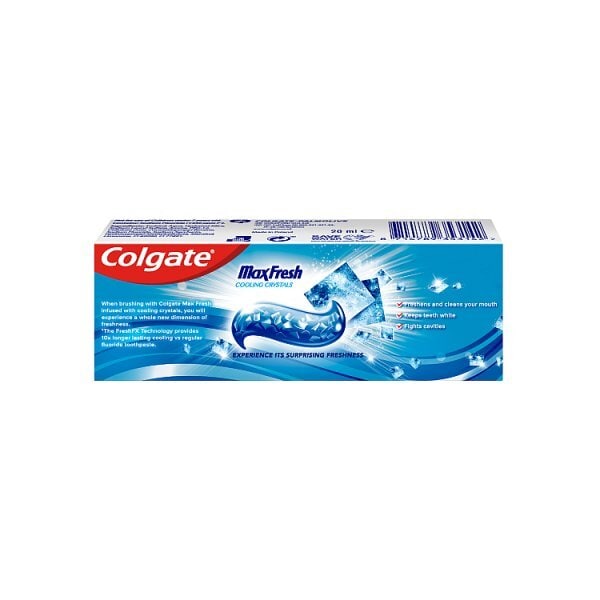 Colgate Max Fresh Cooling Crystals Toothpaste 20ml Travel