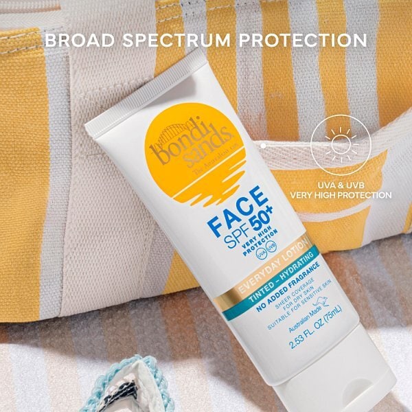 Bondi Sands Spf 50+ Ff Face Hydrating Tinted Lotion 75Ml