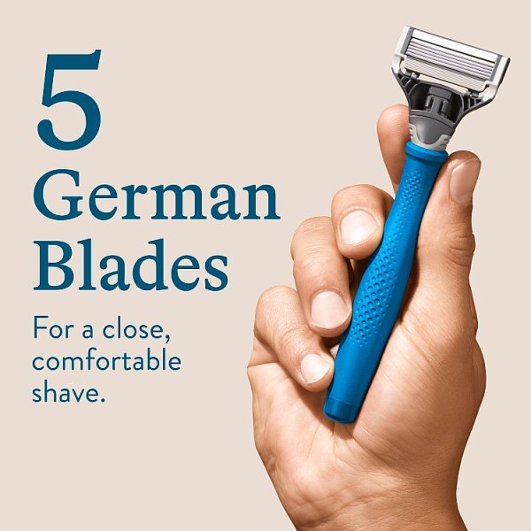 Harry's Truman Razor + 13 Blade Cartridges - Indigo Blue