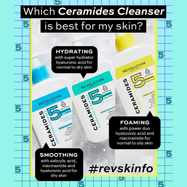 Revolution Skincare Ceramides Foaming Cleanser 236Ml