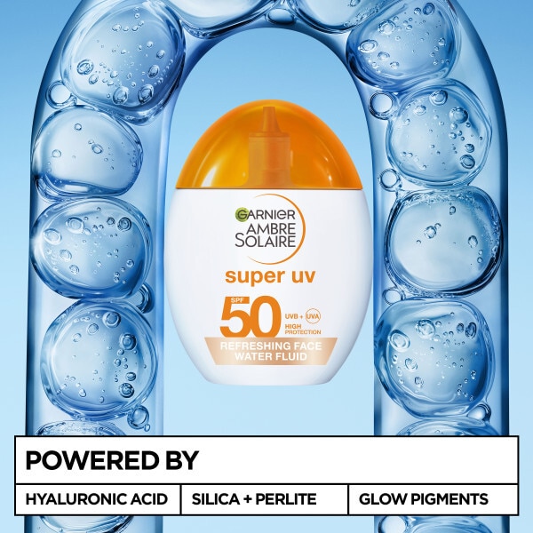 Garnier Ambre Solaire Super Uv  Water Fluid Spf50 Glow