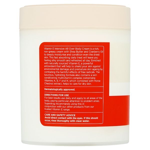 Vitamin E All Over Body Cream Intensive 475ml