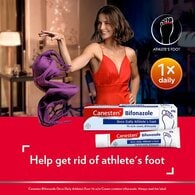 Canesten Bifonazole Once Daily Athletes Foot 1% w/w Cream