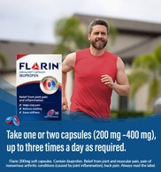 Flarin Ibuprofen Pain & Inflammation Lipid 30 Capsules