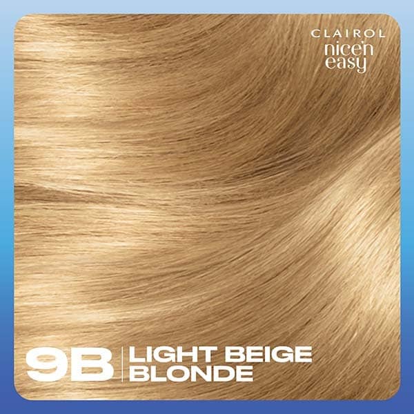 Clairol Nice'n Easy Hair Dye 9B Light Beige Blonde