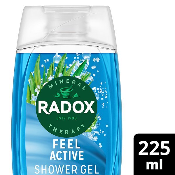 DNR Radox Mineral Therapy Feel Active Shower Gel Body Wash 225ml