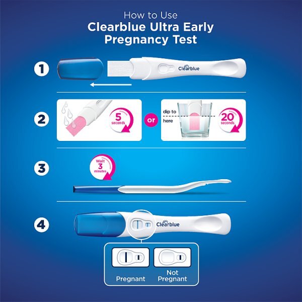 Clearblue Visual Early Detection Pregnancy Test - 1 Test